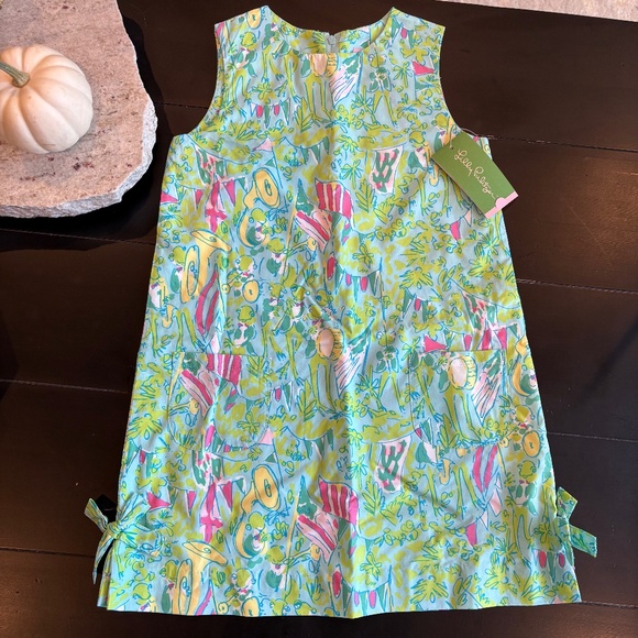 Lilly Pulitzer classic Little Lilly shift dress NWT girl’s size 6 - Picture 1 of 5